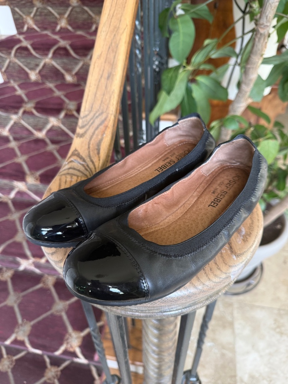 JOSEF SEIBEL PIPPA ladies ballet flats slip on shoes size 7 1/2 - Picture 3 of 9
